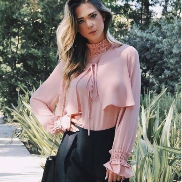Timeless Blush Blouse - Picture 1 of 3